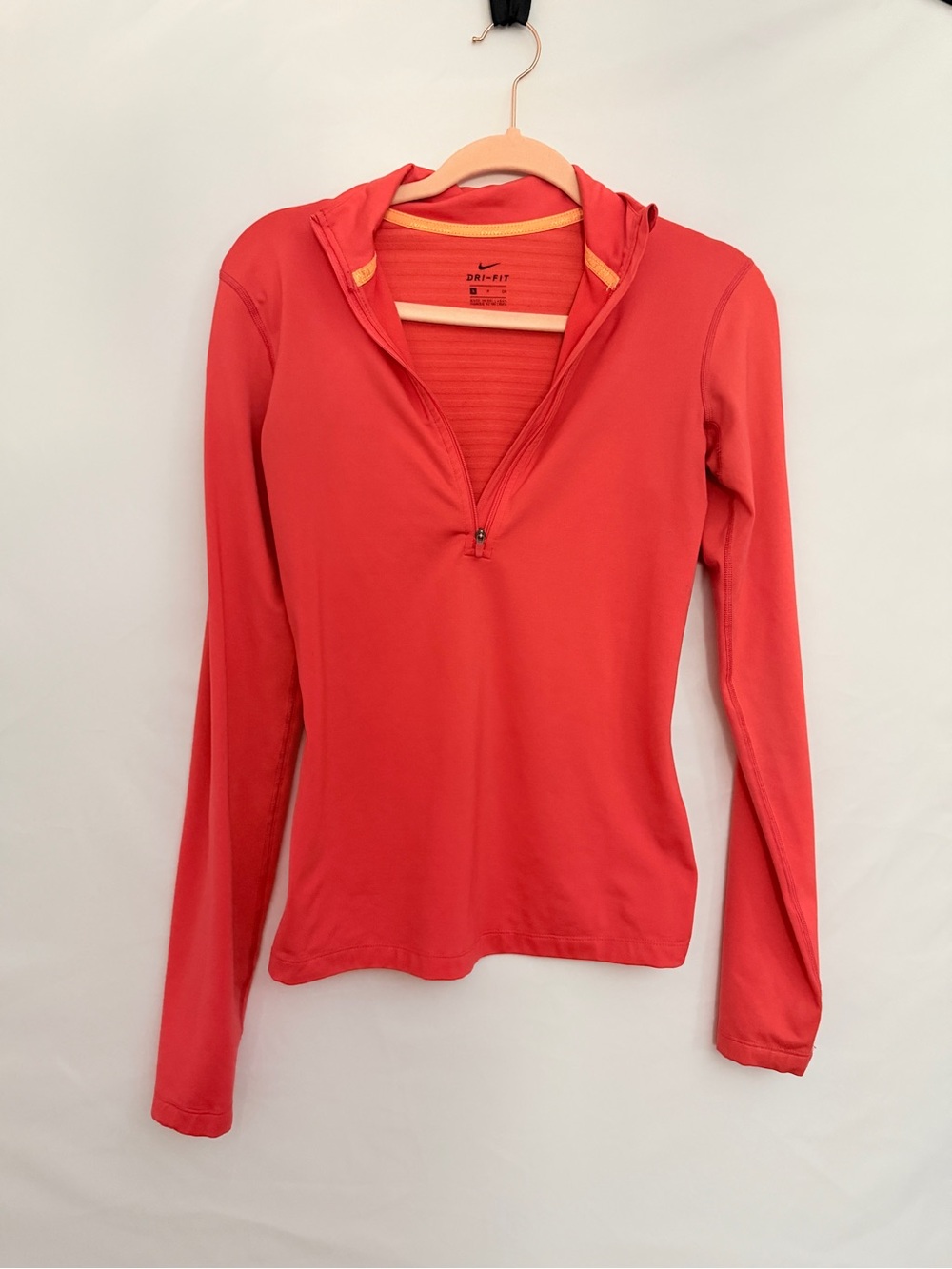 Nike Women’s Coral 1/4-Zip Dri-FIT Long Sleeve Top